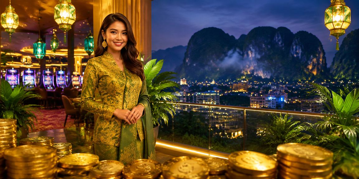 Suasana hiburan kasino nsp151 sempena Hari Raya di Ipoh Malaysia