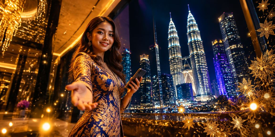 Pemandangan hiburan kasin bertemakan Melayu di Kuala Lumpur dengan suasana moden